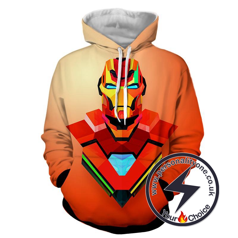 Iron Man - Iron Man 3D - Iron Man Hoodies